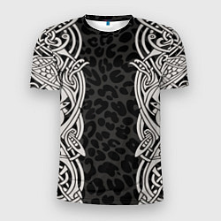 Мужская спорт-футболка Скандинавский кельтский узор