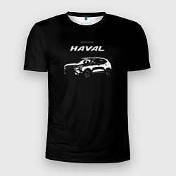 Футболка спортивная мужская One love Haval чёрный, цвет: 3D-принт