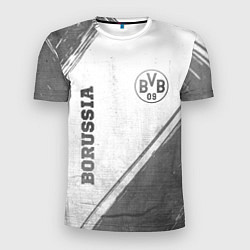 Футболка спортивная мужская Borussia - white gradient вертикально, цвет: 3D-принт