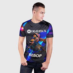 Футболка спортивная мужская Deadlock logo and Bebop, цвет: 3D-принт — фото 2