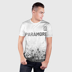 Футболка спортивная мужская Paramore - white gradient посередине, цвет: 3D-принт — фото 2