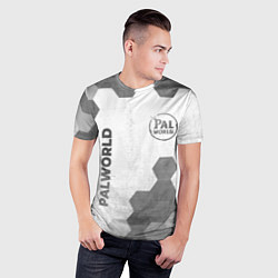 Футболка спортивная мужская Palworld - white gradient вертикально, цвет: 3D-принт — фото 2