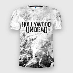 Футболка спортивная мужская Hollywood Undead white graphite, цвет: 3D-принт