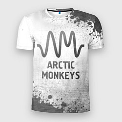 Футболка спортивная мужская Arctic Monkeys - white gradient, цвет: 3D-принт