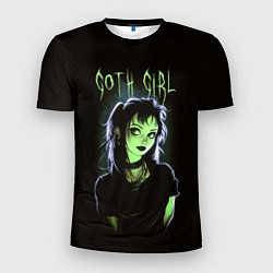 Футболка спортивная мужская Goth girl - Beetlejuice, цвет: 3D-принт