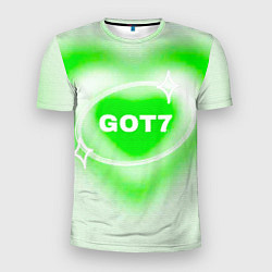 Футболка спортивная мужская Got7 сердце, цвет: 3D-принт
