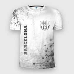 Футболка спортивная мужская Barcelona - white gradient вертикально, цвет: 3D-принт