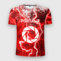 Футболка спортивная мужская Portal брызги красок шторм, цвет: 3D-принт
