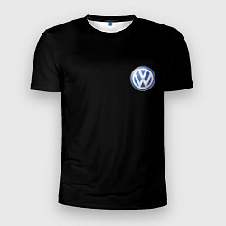 Мужская спорт-футболка Volkswagen logo auto