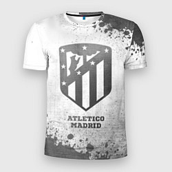 Футболка спортивная мужская Atletico Madrid - white gradient, цвет: 3D-принт