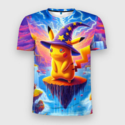 Футболка спортивная мужская Pikachu in a stargazers hat, цвет: 3D-принт