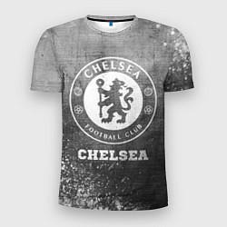 Футболка спортивная мужская Chelsea - grey gradient, цвет: 3D-принт