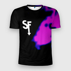 Мужская спорт-футболка Sally Face неон краски