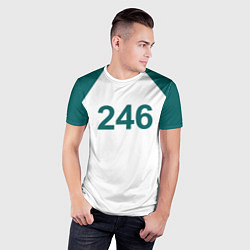 Футболка спортивная мужская Игра в кальмара 246, цвет: 3D-принт — фото 2