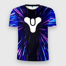 Футболка спортивная мужская Destiny neon energy, цвет: 3D-принт