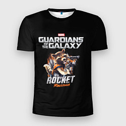 Футболка спортивная мужская Ракета стражи галактики, цвет: 3D-принт