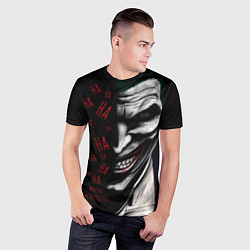 Футболка спортивная мужская Joker in the dark, цвет: 3D-принт — фото 2