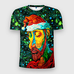 Футболка спортивная мужская Ded Moroz: pop-art-brut-nouveau pointillism, цвет: 3D-принт