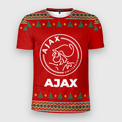 Футболка спортивная мужская Ajax new year, цвет: 3D-принт