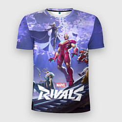 Мужская спорт-футболка Герои Marvel rivals
