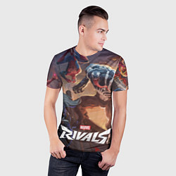 Футболка спортивная мужская Персонажи Marvel rivals, цвет: 3D-принт — фото 2