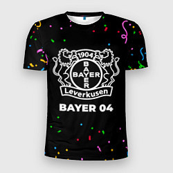 Футболка спортивная мужская Bayer 04 конфети, цвет: 3D-принт