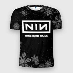 Футболка спортивная мужская Снежный Nine Inch Nails, цвет: 3D-принт