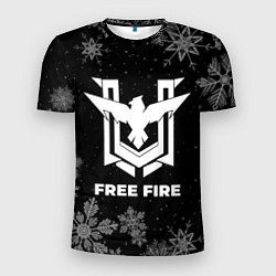 Футболка спортивная мужская Снежный Free Fire, цвет: 3D-принт