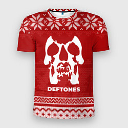 Футболка спортивная мужская Новогодний Deftones, цвет: 3D-принт