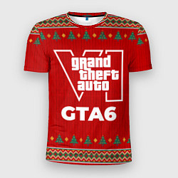 Футболка спортивная мужская GTA6 new year, цвет: 3D-принт