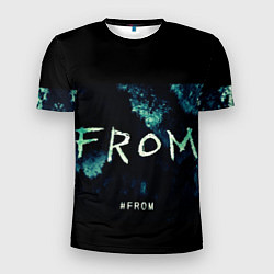 Футболка спортивная мужская Извне на фоне леса, цвет: 3D-принт
