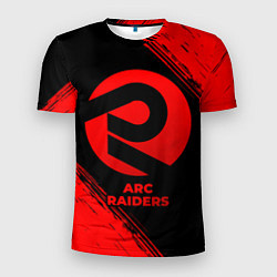 Футболка спортивная мужская ARC Raiders - red gradient, цвет: 3D-принт