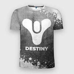 Футболка спортивная мужская Destiny - grey gradient, цвет: 3D-принт