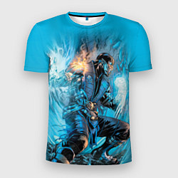 Футболка спортивная мужская Mortal Kombat - Sub-Zero, цвет: 3D-принт