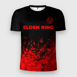 Футболка спортивная мужская Elden Ring - red gradient посередине, цвет: 3D-принт