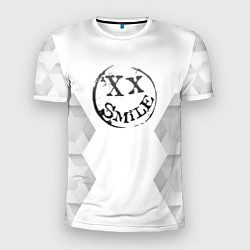 Футболка спортивная мужская Avril Lavigne white poly, цвет: 3D-принт