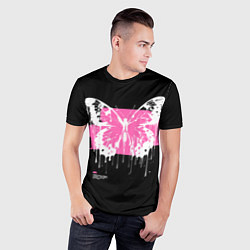 Футболка спортивная мужская Butterfly Tattoo, цвет: 3D-принт — фото 2
