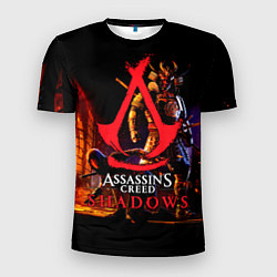 Мужская спорт-футболка Assassins Creed Shadows - samurai