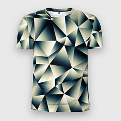Футболка спортивная мужская Осколки льда, цвет: 3D-принт
