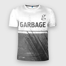 Футболка спортивная мужская Garbage - white gradient посередине, цвет: 3D-принт
