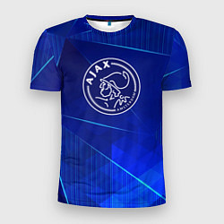 Футболка спортивная мужская Ajax blue poly, цвет: 3D-принт