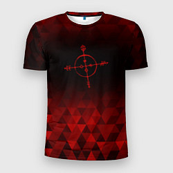 Футболка спортивная мужская Megadeth red poly, цвет: 3D-принт