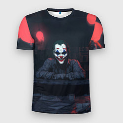 Футболка спортивная мужская Джокер в пустом баре, цвет: 3D-принт