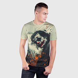 Футболка спортивная мужская Джокер стиль красок, цвет: 3D-принт — фото 2