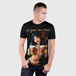 Футболка спортивная мужская Все дуреют с этого Китая, цвет: 3D-принт — фото 2