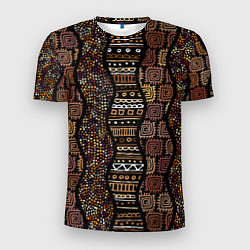 Мужская спорт-футболка Африканский орнамент этнический