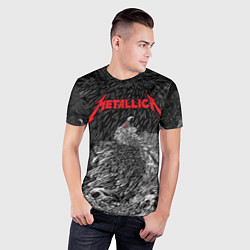 Футболка спортивная мужская Metallica - scavenger on the skull, цвет: 3D-принт — фото 2