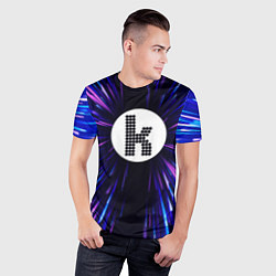Футболка спортивная мужская The Killers neon energy, цвет: 3D-принт — фото 2