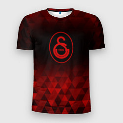 Футболка спортивная мужская Galatasaray red poly, цвет: 3D-принт
