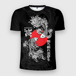 Футболка спортивная мужская Бойцовые петушки истребители демонов, цвет: 3D-принт